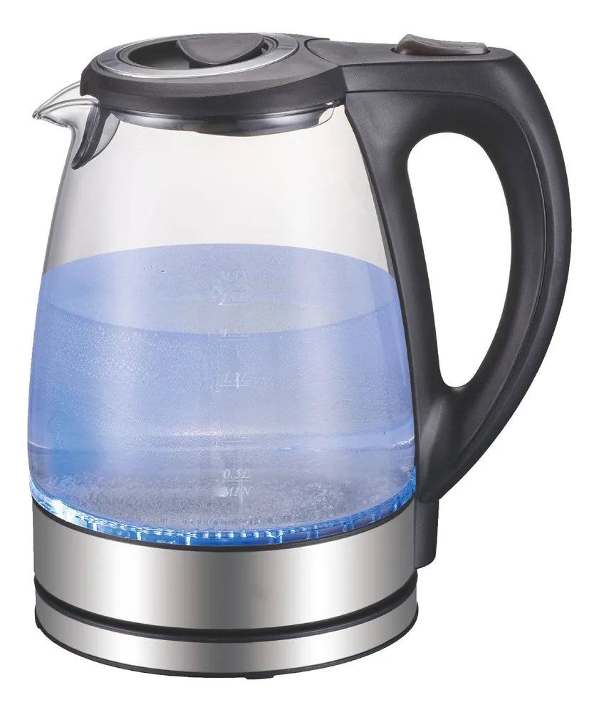Tetera Eléctrica Jarra Vidrio Hervidor 2 Lt