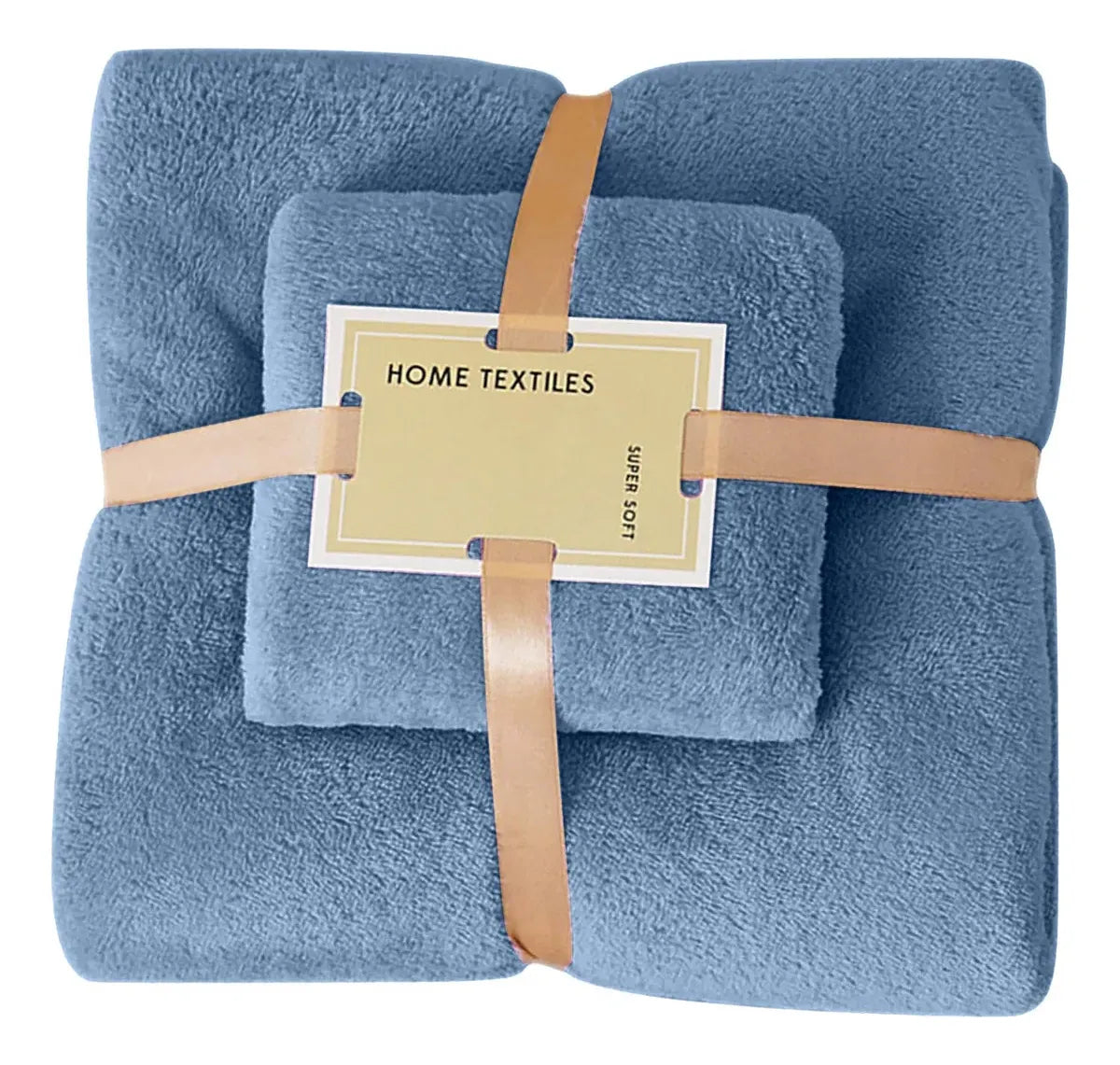 Toalla De Baño De Algodón Puro 2 En 1 + Toalla Facial