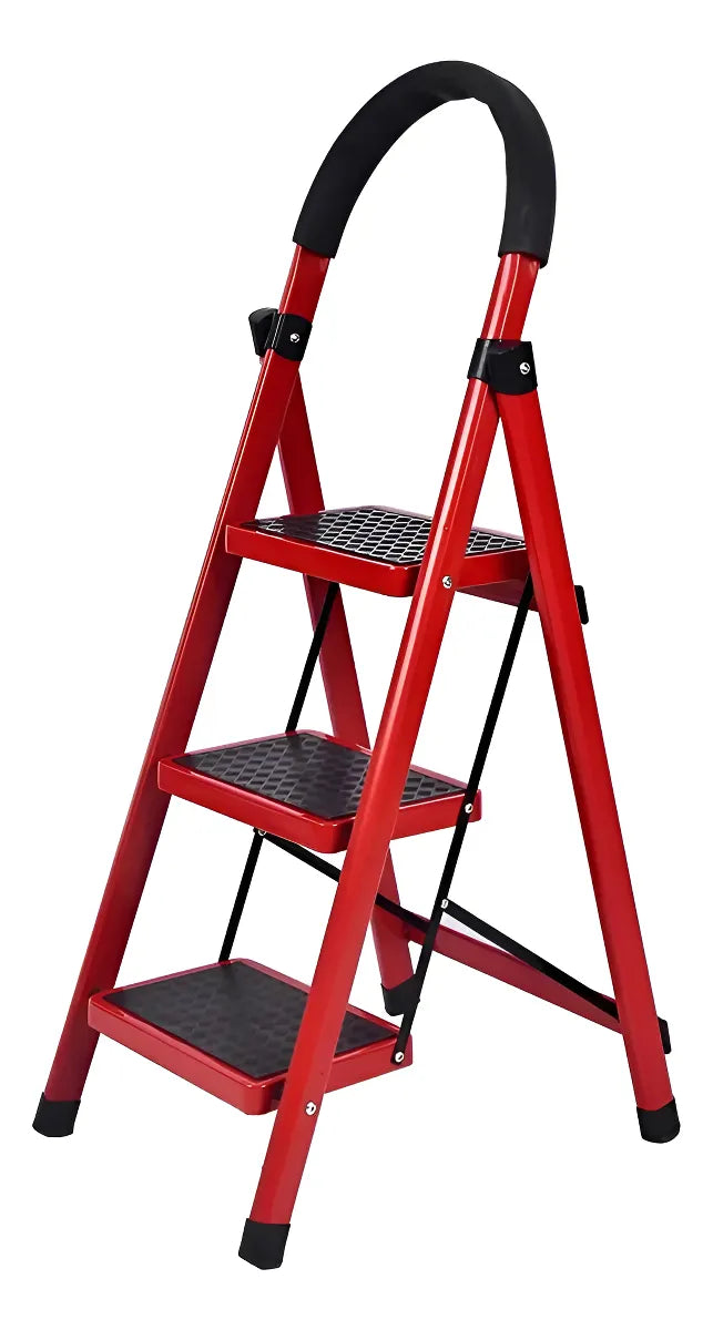 Escalera 3 Escalones Antideslizante Plegable