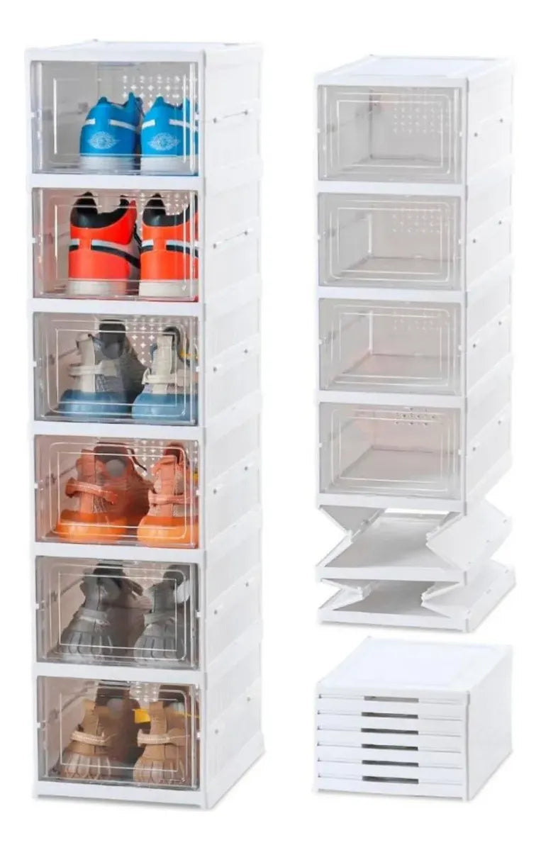 Zapatera Plegable Organizador 6 Niveles 12 Espacios