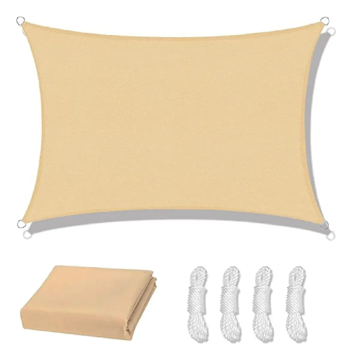 Toldo Vela Sombra Malla Uv Rectangular