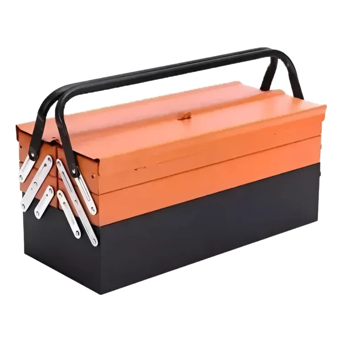 Caja de Herramientas Metálica 85 Piezas – Plegable 3 Niveles