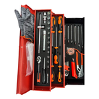 Caja de Herramientas Metálica 85 Piezas – Plegable 3 Niveles
