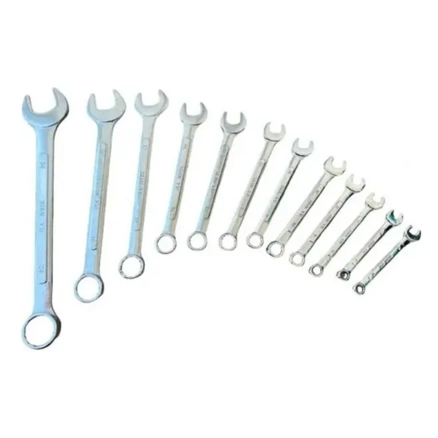 Juego Llave Combinada 12 Pcs - Set Profesional con Estuche
