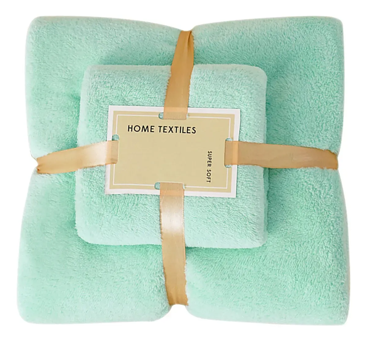 Toalla De Baño De Algodón Puro 2 En 1 + Toalla Facial