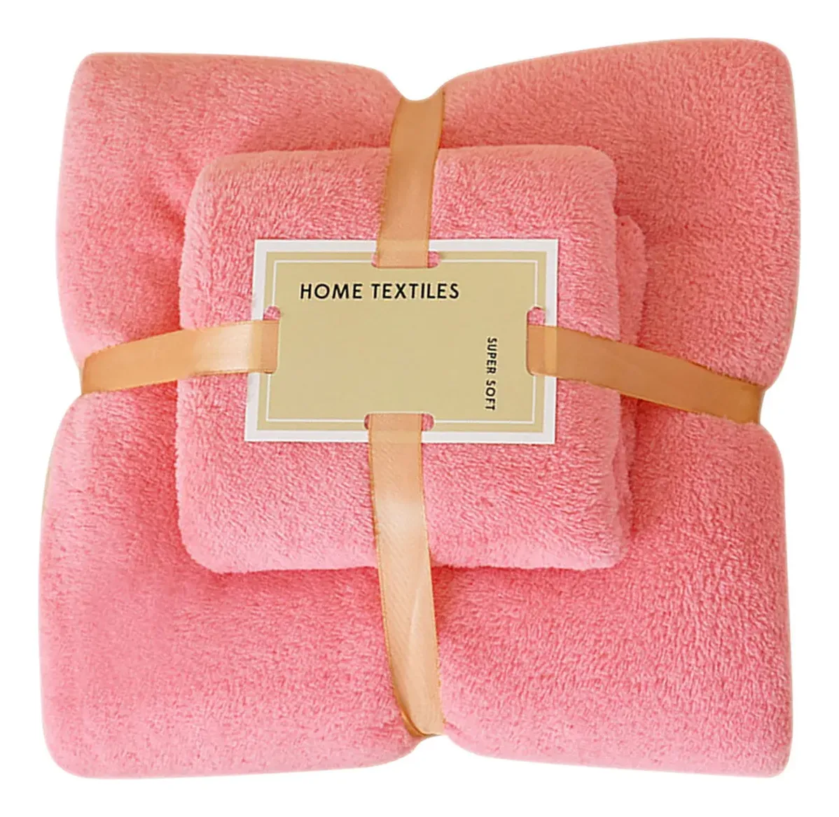 Toalla De Baño De Algodón Puro 2 En 1 + Toalla Facial